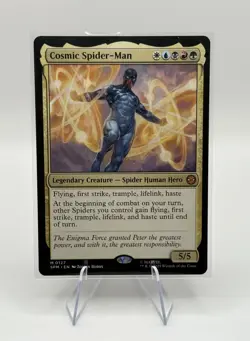 Cosmic Spider-Man - Marvel's Spider-Man (SPM) MTG Mythic Rare #127 | Regular - Image 3