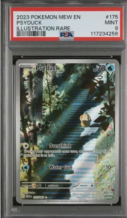 2023 POKEMON MEW EN-151 175 PSYDUCK ILLUSTRATION RARE - PSA 9 - Image 1