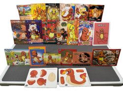 Pokemon Lot of 20 Cards and Stickers All Charmander #4 Charmander Pokemon Lot - Image 1