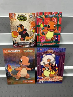 Pokemon Lot of 20 Cards and Stickers All Charmander #4 Charmander Pokemon Lot - Image 5