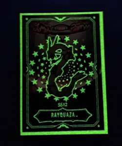 2025 POKEMON HALLOWEEN GLOW IN THE DARK LIMITED EDITION - RAYQUAZA CARDS - Image 3