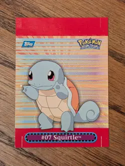Topps TV Animation Pokemon Series 3 Squirtle Pop-Up #10 - Image 1