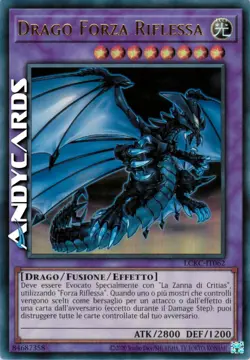 DRAGO FORZA RIFLESSA (Mirror Force Dragon) • Ultra R • LCKC IT062 • Unl • Yugioh - Image 1