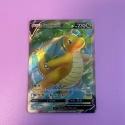 Pokemon Card TCG - Dragonite V 076/078 Full Art Ultra Rare Pokemon GO - Image 1