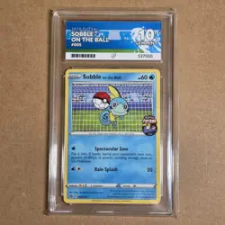 Sobble On the Ball Pokemon TCG Futsal Promo Card 005/005 ACE 10 - Image 1