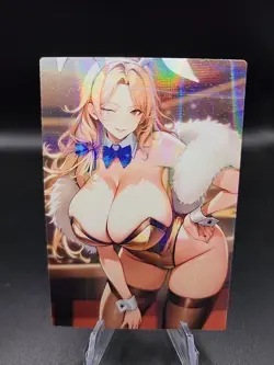Blue Genshin Impact Anime Waifu Card Doujin ACG Goddess Holo - Image 2