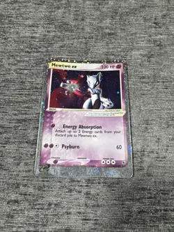 Mewtwo Ex Pokemon Ruby And Sapphire E Reader Card Holo - Image 1