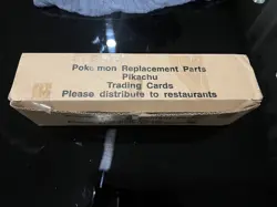 RARE Pokemon Replacement Parts Pikachu Trading Cards Burger King 1999 - Image 4