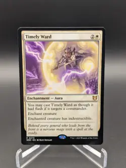 Timely Ward Commander: Wilds of Eldraine Regular - Image 1