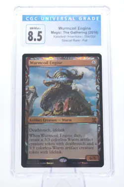 Wurmcoil Engine Masterpiece Series: Kaladesh Inventions Foil CGC Graded 8.5 - Image 1