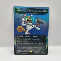 Sandy Cheeks, Martial Astronaut #1930 FOIL MTG Secret Lair Spongebob Squarepants - Image 1
