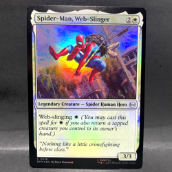 2025 MTG MARVEL'S SPIDER-MAN WEB-SLINGER 0016 FOIL (COMMON) - Image 1