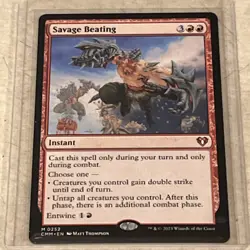 Savage Beating Commander Masters Regular - Image 1