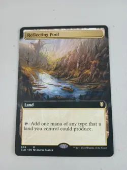 MTG Reflecting Pool (Extended Art) - Commander Legends: Baldur's Gate Magic NM - Image 1