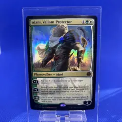 MTG Ajani, Valiant Protector (Foil) - 185/184 - Aether Revolt - Mythic Rare - NM - Image 1