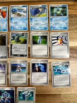 x17 NO DUPLICATES Aqua Deck Kit Japanese Pokemon Card Lot #256 - Image 3