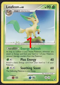 Pokemon Leafeon 45/111 Non-Holo Rare Platinum Rising Rivals - Image 3
