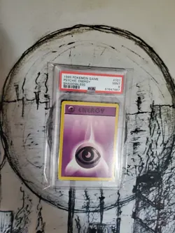 1999 Psychic Energy 101/102 Base Set Shadowless WOTC Pokemon TCG Mint PSA 9 - Image 4