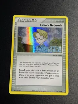 2006 Pokemon EX Crystal Guardians Celio's Network Reverse Holo #73/100 - Image 1