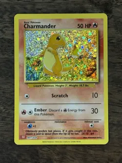 🔥 Charmander CLC 001/034 - Pokemon TCG Classic Collection - NM Pack Fresh - Image 1