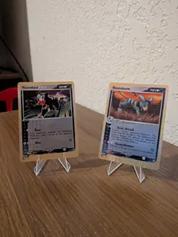 Pokemon TCG 2003 EX Dragon Reverse Holo E-Reader Houndour 59/97 & Houndoom 34/97 - Image 1