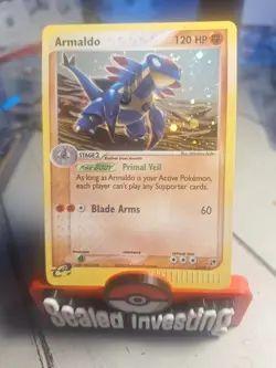 🔥 Armaldo Near Mint Holo Rare 1/100 Sandstorm E-Reader Pokemon EX TCG 🔥 - Image 2