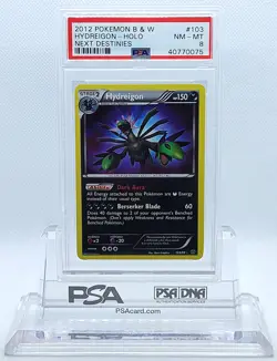POKEMON NEXT DESTINIES HYDREIGON #103 SECRET RARE HOLO PSA 8 NM-MT #40770075 - Image 2