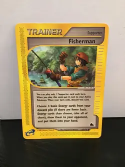 Fisherman 125/144 Pokemon Skyridge Uncommon - Image 1