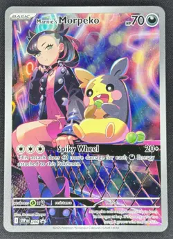 Marnie's Morpeko - SVP206 - Pokemon Scarlet & Violet Promo Holo NM - Image 1