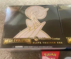 Pokemon Mega Evolution Lot 2 Pokemon Center ETBs AND Enhanced Booster Box SEALED - Image 2