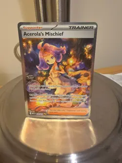 Pokemon Mega Evolution ACEROLA's MISCHIEF #183/132 Secret Illustration Rare - Image 2