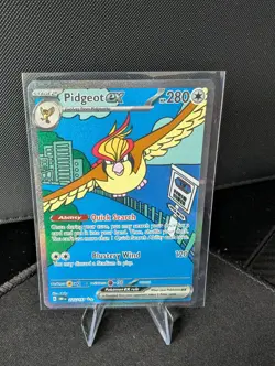 Pokemon TCG Pidgeot ex 225/197 Sv03: Obsidian Flames Holo - Image 1