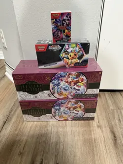 Pokemon TCG Sealed LOT/2 Holiday Calendar Box/Prismatic Surprise Box/ DR BB - Image 1