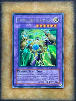 Yugioh Elemental Hero Thunder Giant TLM-EN036 Ultra Rare LP - Image 1