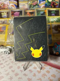 Pokemon Celebrations 25th Elite Trainer Box ETB Black Card Sleeves New - Image 1