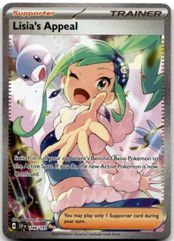 Lisia's Appeal 246/191 SV08: Surging Sparks Pokemon Card NM - Image 1