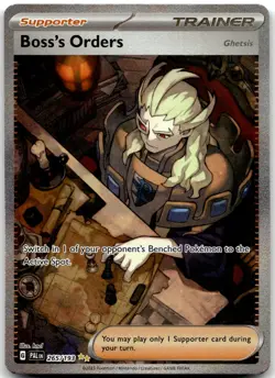 Boss's Orders 265/193 SV02: Paldea Evolved Pokemon Card NM - Image 1
