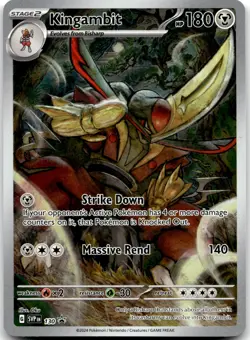 Kingambit SVP 130 Promo Pokemon Card NM - Image 1