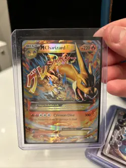 Pokemon TCG Mega-Charizard-EX Holo Rare Card Evolutions 13/108 - Image 1