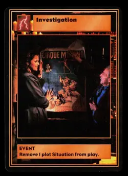 Investigation Highlander: The Card Game Trading Card CCG - Image 1