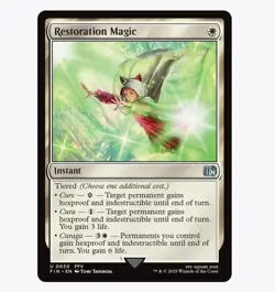 Restoration Magic - Final Fantasy (FIN) - MTG Uncommon #30 | Regular Card - Image 1