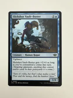 Slickshot Vault-Buster MTG Magic the Gathering Card NM Near Mint OTJ - Image 1