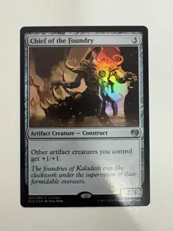 Chief of the Foundry Foil MTG Magic the Gathering Card NM Near Mint KLD - Image 1