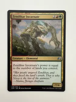 Zendikar Incarnate MTG Magic the Gathering Card NM Near Mint ORI - Image 1
