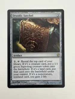 Druidic Satchel MTG Magic the Gathering Card NM Near Mint Commander - Image 1