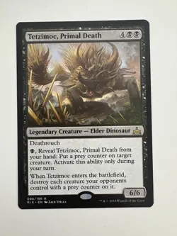 Tetzimoc Primal Death MTG Magic the Gathering Card NM Near Mint RIX - Image 1