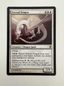 Eternal Dragon MTG Magic the Gathering Card NM Near Mint Commander - Image 1