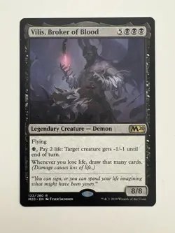 Vilis Broker of Blood MTG Magic the Gathering Card NM Near Mint M20 - Image 1