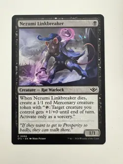 Nezumi Linkbreaker MTG Magic the Gathering Card NM Near Mint OTJ - Image 1