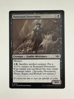 Boneyard Desecrator MTG Magic the Gathering Card NM Near Mint OTJ - Image 1